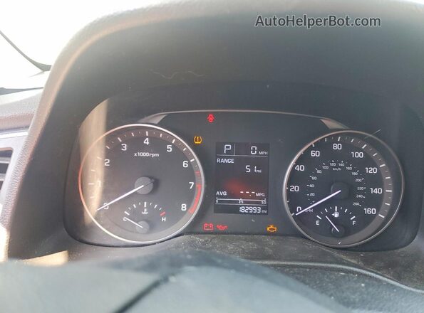 5NPD74LF5JH260001 2018 HYUNDAI ELANTRA Gray Вид щитка приладів