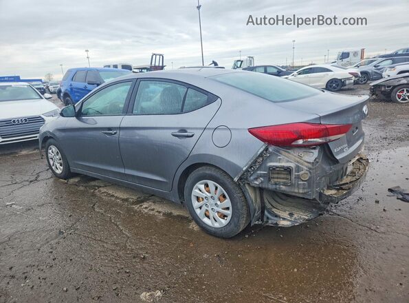 5NPD74LF5JH260001 2018 HYUNDAI ELANTRA Gray Задня ліва чверть