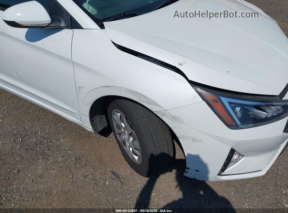5NPD74LF5LH582558 2020 HYUNDAI ELANTRA White Դիմացի տեսք