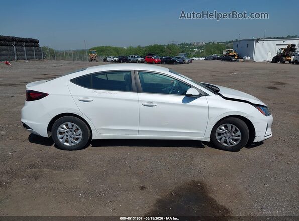 5NPD74LF5LH582558 2020 HYUNDAI ELANTRA White Սալոնի հետևի տեսք