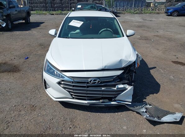 5NPD74LF5LH582558 2020 HYUNDAI ELANTRA White Սարքավորումների վահանակի տեսք