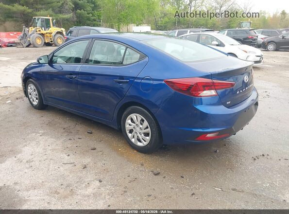 5NPD74LF5LH608978 2020 HYUNDAI ELANTRA Blue 