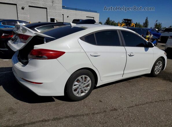 5NPD74LF6HH066880 2017 HYUNDAI ELANTRA White 