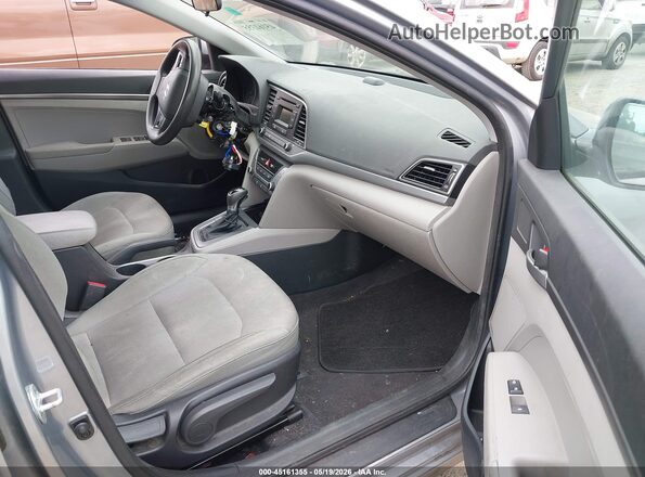 5NPD74LF7HH080075 2017 HYUNDAI ELANTRA Silver Vista interior delantera