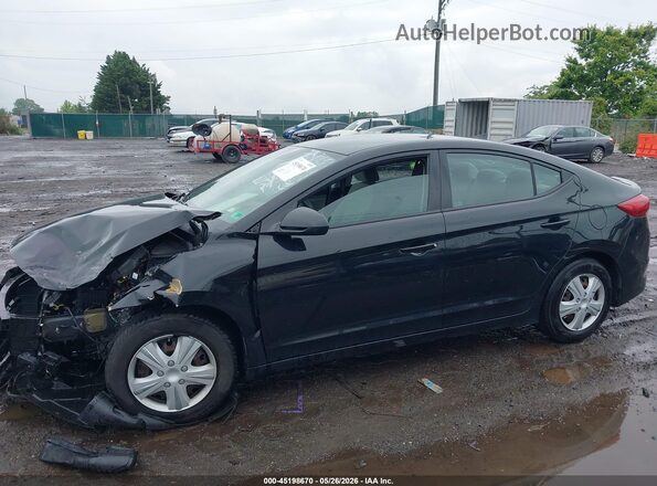5NPD74LF7HH164705 2017 HYUNDAI ELANTRA Черный Панорамный вид салона 360°