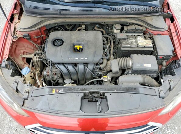 5NPD74LF7HH199552 2017 HYUNDAI ELANTRA Red 