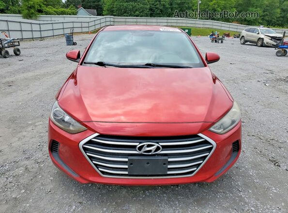 5NPD74LF7HH199552 2017 HYUNDAI ELANTRA Red 