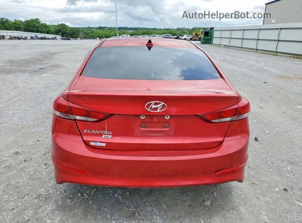 5NPD74LF7HH199552 2017 HYUNDAI ELANTRA Red 