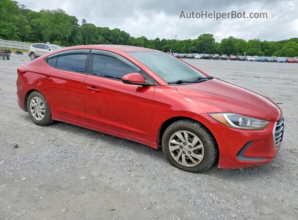 5NPD74LF7HH199552 2017 HYUNDAI ELANTRA Red 