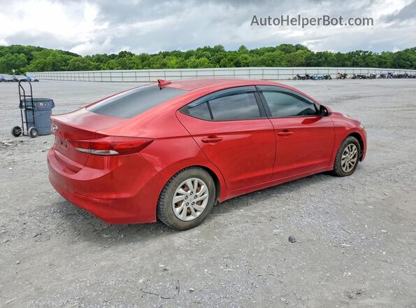 5NPD74LF7HH199552 2017 HYUNDAI ELANTRA Red 
