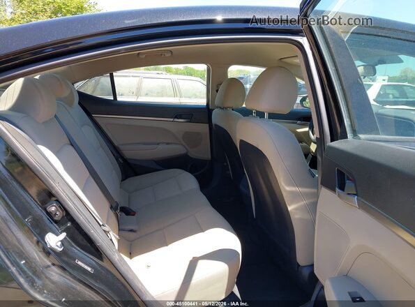 5NPD74LF7JH237884 2018 HYUNDAI ELANTRA Black Widok naklejki z numerem VIN