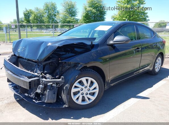 5NPD74LF7JH237884 2018 HYUNDAI ELANTRA Black Przód lewy