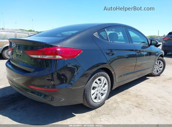 5NPD74LF7JH237884 2018 HYUNDAI ELANTRA Black Tył prawy
