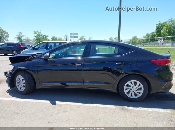 5NPD74LF7JH237884 2018 HYUNDAI ELANTRA Black Widok wnętrza 360 stopni