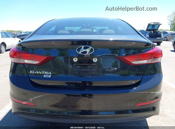 5NPD74LF7JH237884 2018 HYUNDAI ELANTRA Black 