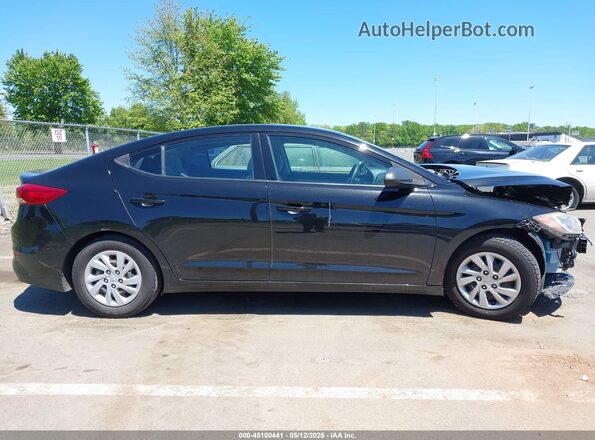 5NPD74LF7JH237884 2018 HYUNDAI ELANTRA Black Widok wnętrza z tyłu