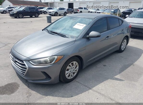 5NPD74LF7JH293811 2018 HYUNDAI ELANTRA Gray Front left