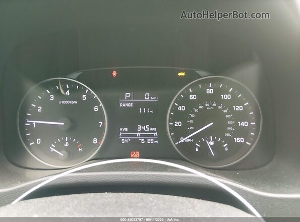 5NPD74LF7JH400517 2018 HYUNDAI ELANTRA Black Հետևի նստատեղերի տեսք
