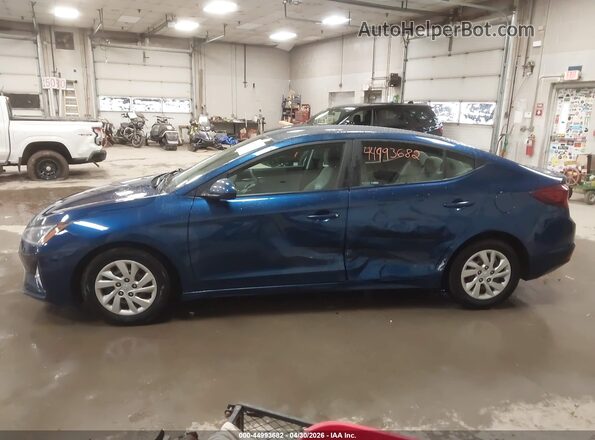 5NPD74LF7KH414340 2019 HYUNDAI ELANTRA Blue Դիմացի տեսք