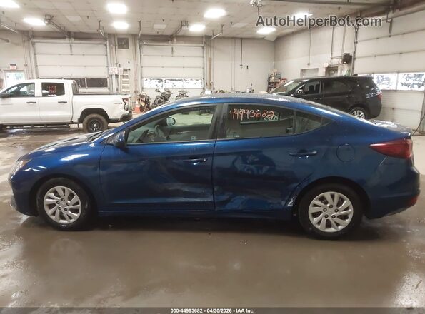 5NPD74LF7KH414340 2019 HYUNDAI ELANTRA Blue Սալոնի 360 աստիճան տեսք