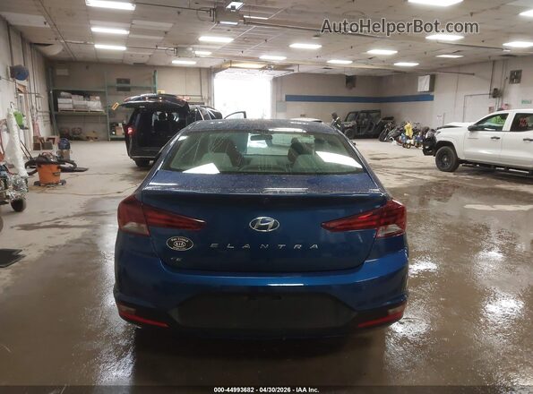 5NPD74LF7KH414340 2019 HYUNDAI ELANTRA Blue 