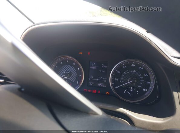 5NPD74LF7KH427458 2019 HYUNDAI ELANTRA White Vista de los asientos traseros