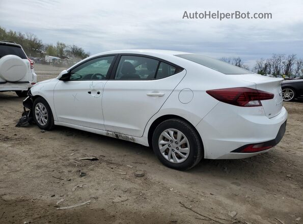 5NPD74LF7KH451551 2019 HYUNDAI ELANTRA White უკანა მარცხენა