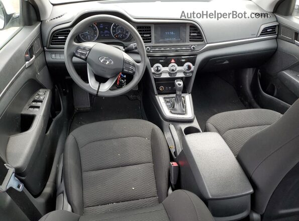 5NPD74LF7KH451551 2019 HYUNDAI ELANTRA White წინა პანელის ხედი
