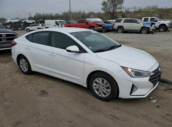 5NPD74LF7KH451551 2019 HYUNDAI ELANTRA White წინა მარჯვენა