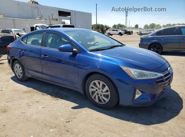 5NPD74LF7KH492827 2019 HYUNDAI ELANTRA Blue Front right