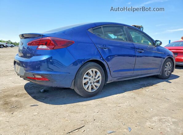 5NPD74LF7KH492827 2019 HYUNDAI ELANTRA Blue Rear right