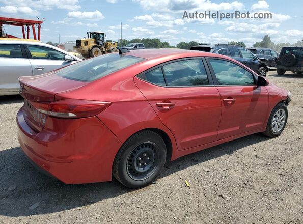 5NPD74LF8HH067142 2017 HYUNDAI ELANTRA Red Tył prawy