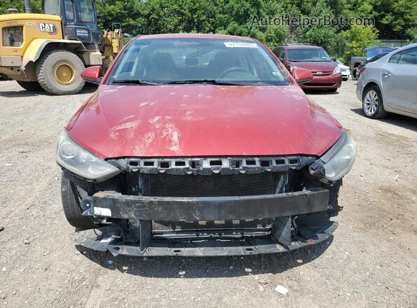 5NPD74LF8HH067142 2017 HYUNDAI ELANTRA Red Widok z przodu