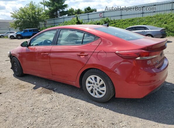 5NPD74LF8HH067142 2017 HYUNDAI ELANTRA Red Tył lewy