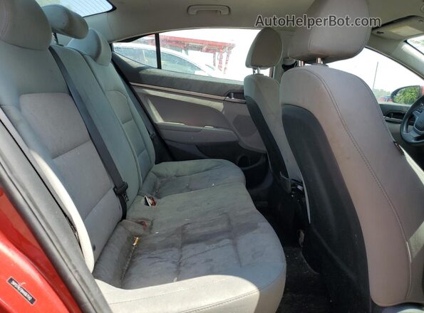 5NPD74LF8HH067142 2017 HYUNDAI ELANTRA Red Widok tylnych siedzeń