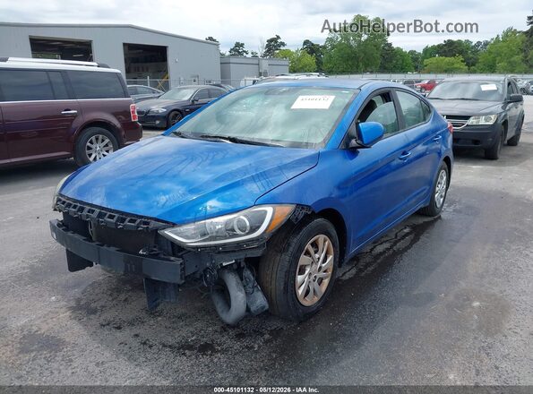 5NPD74LF8HH151543 2017 HYUNDAI ELANTRA Blue 