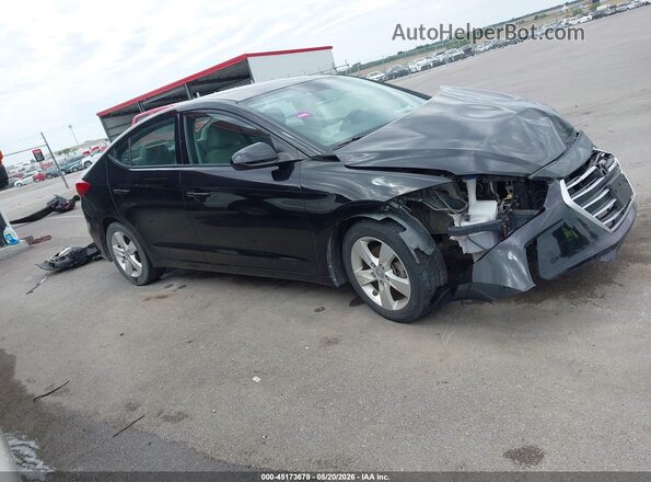 5NPD74LF8JH230796 2018 HYUNDAI ELANTRA Black 
