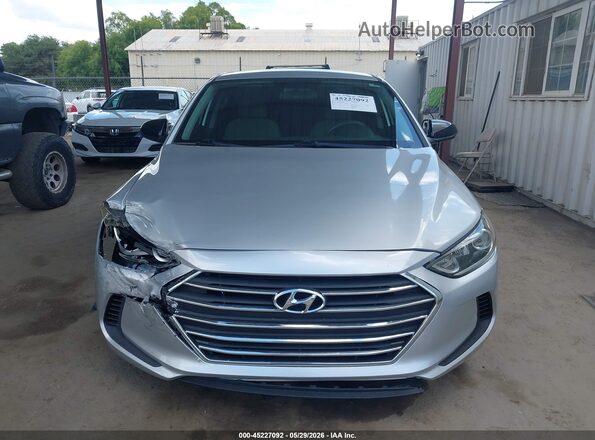 5NPD74LF8JH328260 2018 HYUNDAI ELANTRA Silver ხელსაწყოთა პანელის ხედი