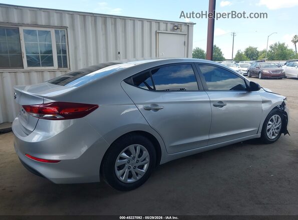 5NPD74LF8JH328260 2018 HYUNDAI ELANTRA Silver უკანა სალონის ხედი