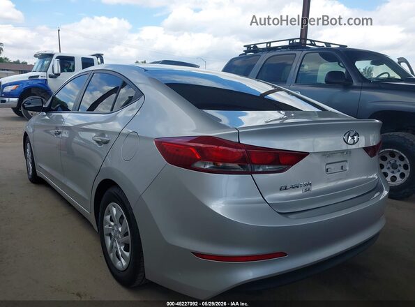 5NPD74LF8JH328260 2018 HYUNDAI ELANTRA Silver უკანა მარცხენა