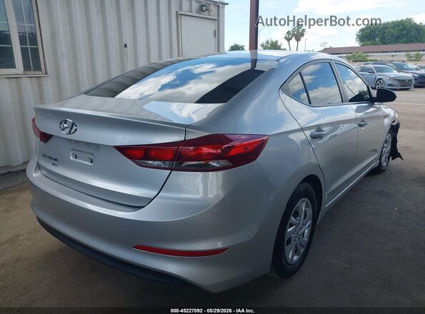 5NPD74LF8JH328260 2018 HYUNDAI ELANTRA Silver უკანა მარჯვენა