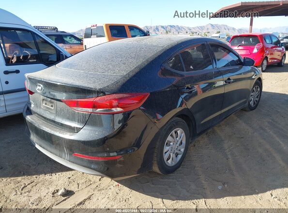 5NPD74LF8JH344250 2018 HYUNDAI ELANTRA Black უკანა მარჯვენა