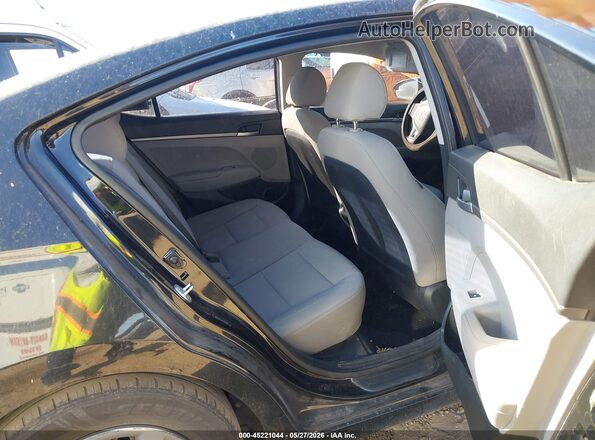 5NPD74LF8JH344250 2018 HYUNDAI ELANTRA Black VIN კოდის სტიკერის ხედი