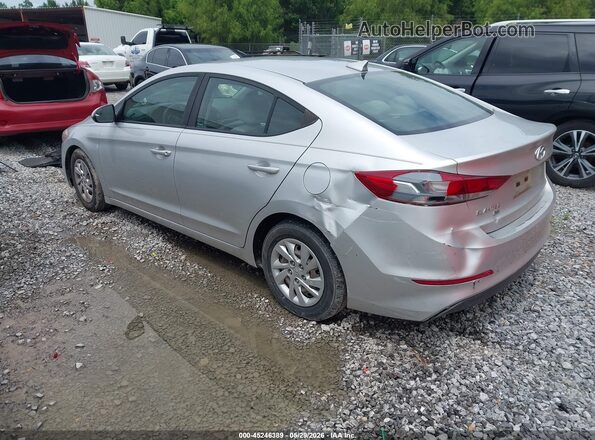 5NPD74LF8JH376101 2018 HYUNDAI ELANTRA Silver Trasero izquierdo