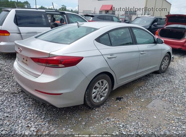 5NPD74LF8JH376101 2018 HYUNDAI ELANTRA Silver Trasero derecho