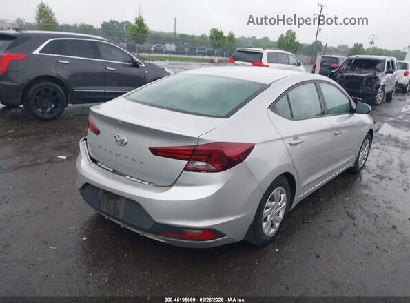 5NPD74LF8LH501875 2020 HYUNDAI ELANTRA Серебряный Задняя правая четверть
