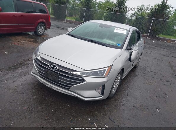 5NPD74LF8LH501875 2020 HYUNDAI ELANTRA Серебряный Передняя левая четверть