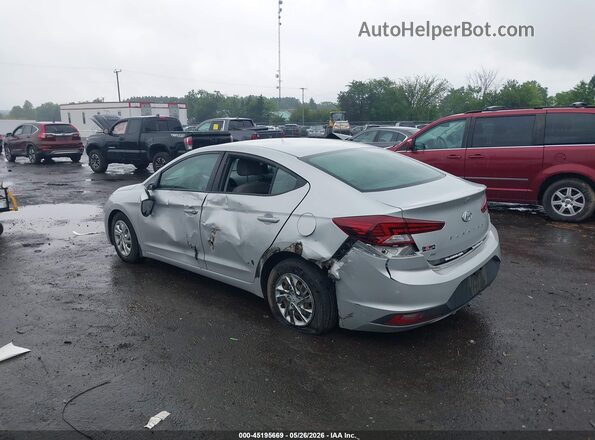 5NPD74LF8LH501875 2020 HYUNDAI ELANTRA Серебряный Задняя левая четверть