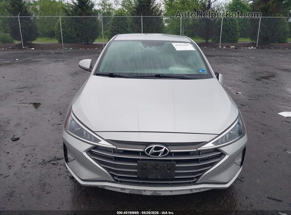 5NPD74LF8LH501875 2020 HYUNDAI ELANTRA Серебряный Вид щитка приборов