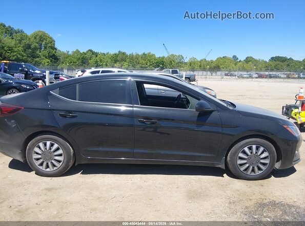 5NPD74LF8LH585244 2020 HYUNDAI ELANTRA Black Widok wnętrza z tyłu